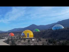 Glamping Luxury Outdoor PVC Dome โรงแรม บ้าน Domes Tent Half Dome Tent สําหรับกิจกรรม