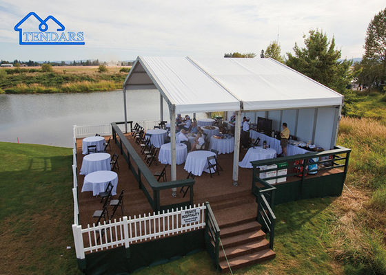 ซื้อ Leisure Goft สีขาว Clear Span Structures Canopy PVC Fabric พาร์ตี้ เต็นท์มาร์คิว online manufacture