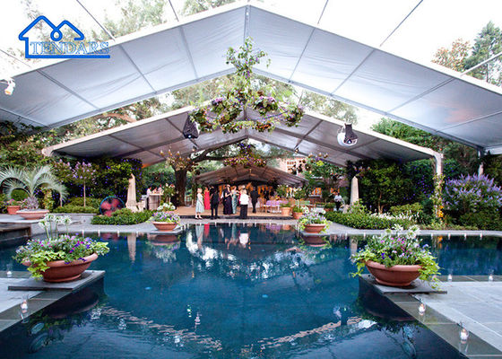 ซื้อ Clear Span Custom Outdoor Double-layer White Steel 5 ปี เต็นท์ที่กําหนดเองสําหรับงานดีที่สุด online manufacture