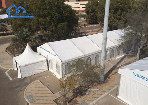 ซื้อ 6061/T6 อลูมิเนียม 10x10m Heavy Duty Marquee เต็นท์ทนไฟ Canopy โหลดหิมะสำหรับใช้ในอุตสาหกรรม การผลิตออนไลน์