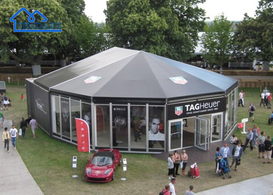 ซื้อ ห้องกลมกระจกกลางแจ้ง ใน Muti ข้างหกเหลี่ยม องค์ประกอบแปดเหลี่ยม Marquee Tent Events online manufacture