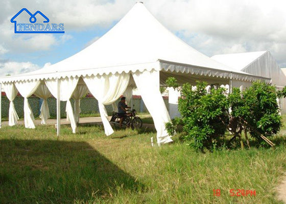 ซื้อ ผนัง PVC ที่กําหนดเอง เฟรมเหล็กอัลลูมิเนียม กันน้ํา Canopy Pagoda เท็นท์ปาร์ตี้ online manufacture