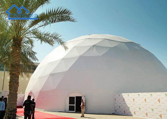 ซื้อ สเปนใส 25m Dia หอพัก Dome Commercial Cover PVC เหล็กเหล็กเหล็กกระดาษสําหรับกวน Domes การผลิตออนไลน์