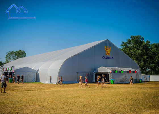 ซื้อ กรอบอลูมิเนียม Curve Events Tent With Glass Wall สําหรับงานพาณิชย์ งานแต่งงาน งานนิทรรศการ เป็นต้น การผลิตออนไลน์
