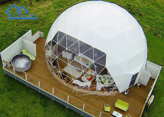 ซื้อ โรงแรมโดมกลามปิ้งเท็นท์หรู With PVC Roof Cover ริมทะเล online manufacture