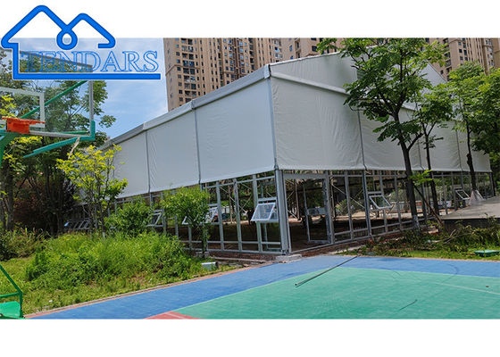 ซื้อ สารหน่วงไฟ 100% กันน้ำและทนต่อรังสียูวีช่วงขนาดใหญ่กลางแจ้ง Heavy Duty Court Shelter กีฬาเต็นท์ การผลิตออนไลน์