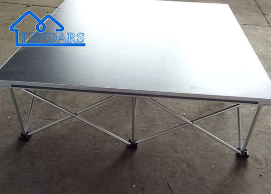 ซื้อ ง่ายในการติดตั้งเวทีคอนเสิร์ต, Custom 4x6ft ง่ายปรับอัลลูมิเนียมพกพา Riser เวที Platform Truss online manufacture