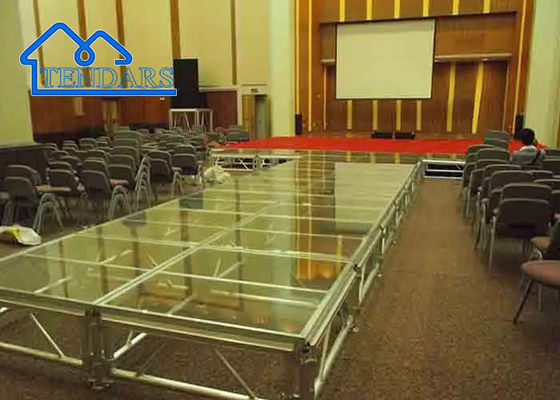 ซื้อ พลาตฟอร์มสเตจอัลลูมิเนียมโปร่งใสสําหรับกิจกรรมกลางแจ้ง / ภายใน online manufacture