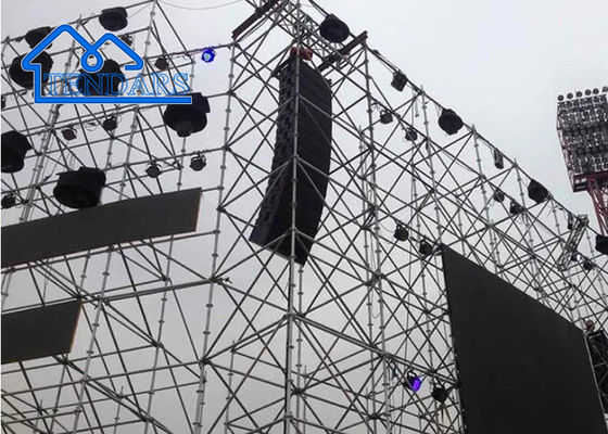 ซื้อ สกวารโครงสร้าง Spigot โมดูลาร์เฟรมเวที อลูมิเนียมระบบ truss สําหรับการจัดงานคอนเสิร์ตกลางแจ้ง online manufacture