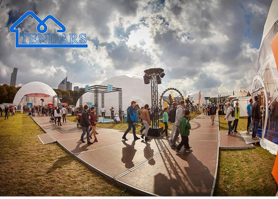 ซื้อ หอเต็นท์ระบายน้ํากลางแจ้ง Marquee ธุรกิจกลม Dome สําหรับกิจกรรมกลางแจ้ง / การแสดง เป็นต้น online manufacture