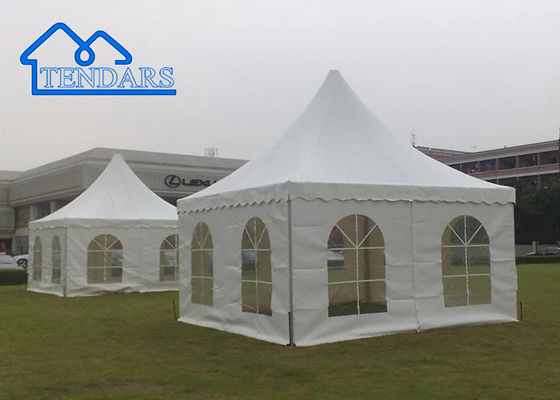 ซื้อ กรอบอลูมิเนียมเสริมเหล็ก 5x8m อลูมิเนียมเต็นท์พาโกดา หลังคากันไฟ พาโกดา พิกสําหรับการชุมนุมสวน การผลิตออนไลน์