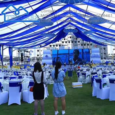 ซื้อ ง่ายในการติดตั้งกลางแจ้ง อลูมิเนียมสับสนธิ กันน้ํางานจัดงาน เต็นท์ Marquee สําหรับงานแต่ง สําหรับขาย online manufacture