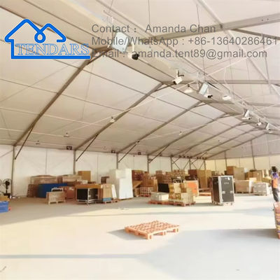 ซื้อ ขับผ่านเต็นท์เก็บของกันน้ํา เท็นท์โกดังอลูมิเนียม PVC ขาว online manufacture