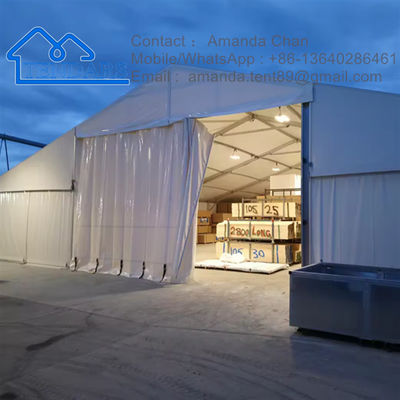 ซื้อ ราคาโรงงาน หลังคา PVC ภายนอก พร้อมเต็นท์เก็บของขนาดใหญ่ สําหรับโกดังและโรงรถ online manufacture