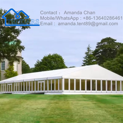 ซื้อ สเปนใส 5x5m หนักงานเต็นท์ Marquee ผงเหล็กแกลนไซด์อาศัยชั้นสองสําหรับงานพาณิชย์ การผลิตออนไลน์