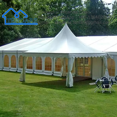 ซื้อ 4x4m หนักการใช้งาน เต็นท์ Marquee เสริมเหล็กเหล็กหิมะภาระ 850g / m2 ผ้าหนักสําหรับการใช้งานอุตสาหกรรม การผลิตออนไลน์