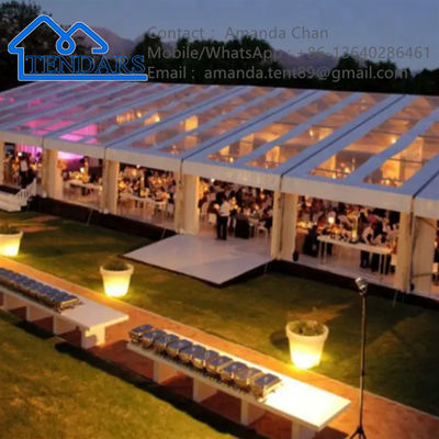 ซื้อ คุณภาพดี Outdoor PVC Cover ขนาดใหญ่ หลังคาใส งานเลี้ยง งานแต่ง เต็นท์ online manufacture