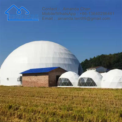ซื้อ กลางแจ้ง ใหญ่ขาว Marquee สหรัฐจักรยาน Domed Roof double decker Tent สําหรับงานแต่ง online manufacture
