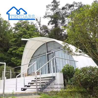 ซื้อ ภายนอก กันน้ํา หรูหรา รูปทรงเปลือก โรงแรมเต็นท์ Glamping Beach Resort Tent online manufacture