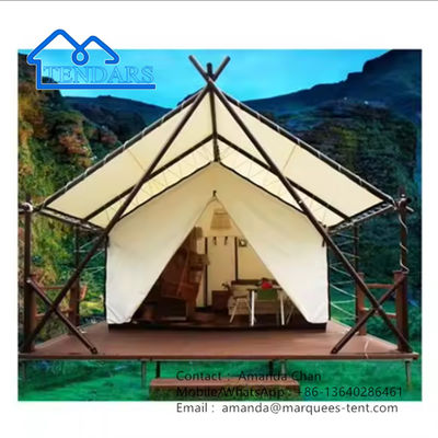 ซื้อ โรงงานหรูหราตามความต้องการ ดีไซน์ใหม่ เต็นท์ซาฟารี กันน้ํา รีสอร์ท เต็นท์ Canvas online manufacture
