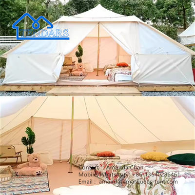ซื้อ เต็นท์ภูเขาแบบปรับแต่งแบบ Canvas เปลือกได้ เต็นท์โรงแรม สําหรับแคมป์กลางแจ้ง online manufacture