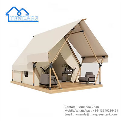 ซื้อ โรงแรมคัมป์เก้งหรูหรา เต็นท์ รีสอร์ท เฮ้าส์ โรงแรมพร้อมห้องน้ํา แคนวาส เต็นท์ซาฟารี online manufacture