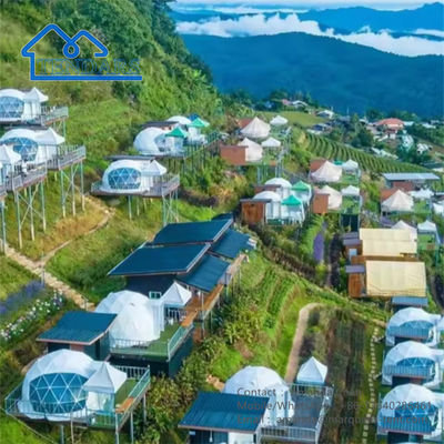 ซื้อ โรงแรมกลางแจ้ง Geodesic Dome Tent Resort บ้านอิกลูหรู พร้อมห้องน้ํา online manufacture