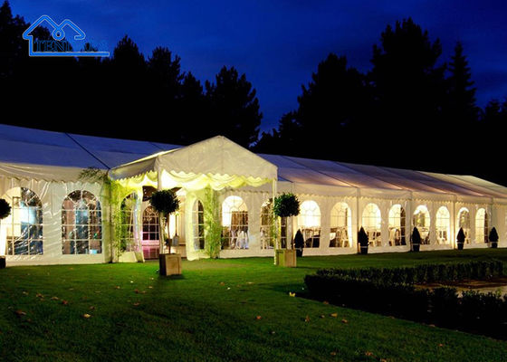 PVC Clear Span Tents for Outdoor Events อัลลูมิเนียม 6061 กรอบเต็นท์งาน ขายใกล้ฉัน