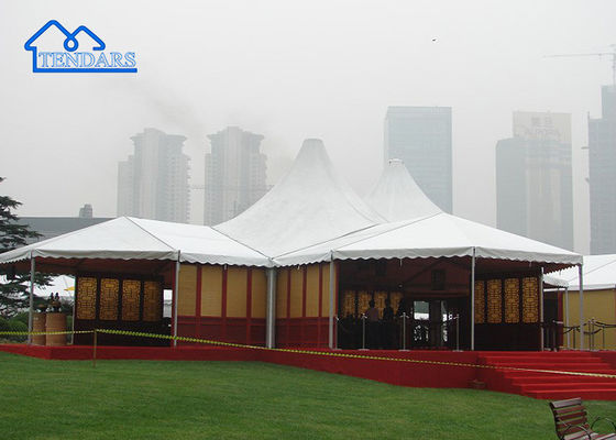 2000 คน ขยายความยาวไม่จํากัด งานแต่ง เต็นท์มาร์กิว 4~70m Span Backyard Tent งานแต่ง