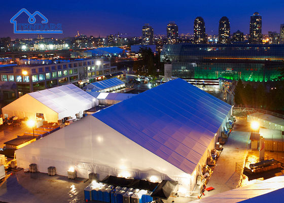 Sunproof Marquee Party เต็นท์ 2000 คนถาวรเต็นท์เหตุการณ์ตกแต่ง Marquee สำหรับงานปาร์ตี้ Event Marquee เต็นท์