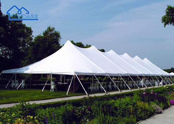 เทศกาลกลางแจ้งเต็นท์ Sidewalls High Peak POLE งานแต่งงานผ้าใบ Marquee เต็นท์สำหรับ