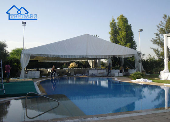 อลูมิเนียม Top Event Marquee Tent ยูวีทนทานกันไฟ สําหรับเต็นท์ที่มีโครงสร้างในการแสดงสินค้า
