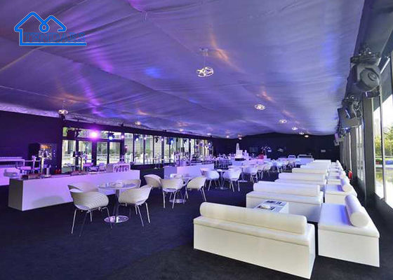 อลูมิเนียมสลัด Big Event Tent Marquee พกพาสําหรับเวทีคอนเสิร์ต Clear Span Tent