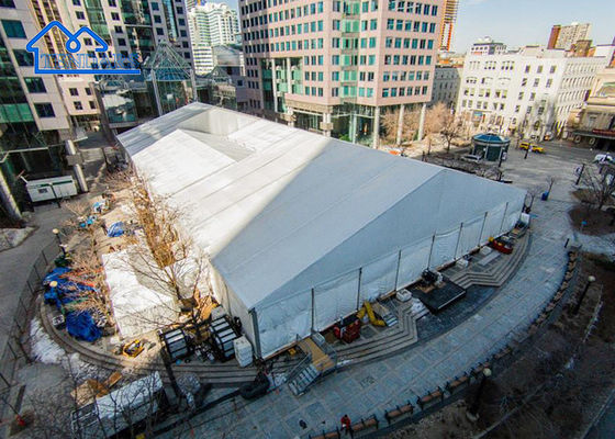 เต็นท์เก็บสินค้าอุตสาหกรรมชั่วคราว พร้อมกรอบอลูมิเนียม OEM คุณภาพดี เต็นท์ Canopy