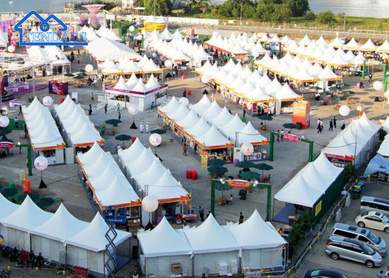 อลูมิเนียม Pagoda Canopy Tent Frame สําหรับงานพาณิชย์ งานแต่งงานใหญ่ โปรโมชั่นโชว์ เป็นต้น