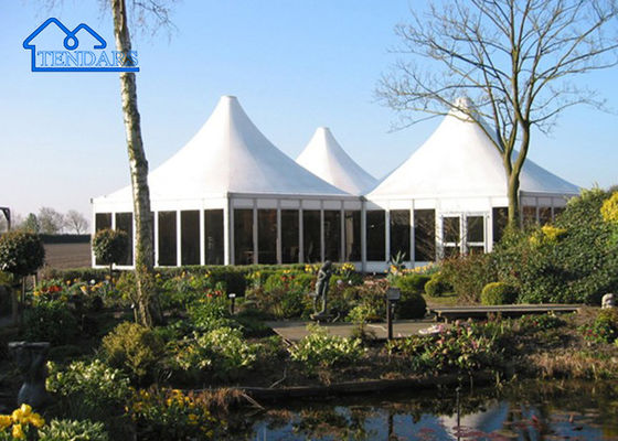 OEM กันน้ํา Pagoda Style Canopy สําหรับกิจกรรมวันหยุดกลางแจ้ง ปาร์ตี้ Clear Span Tent ผู้ผลิต