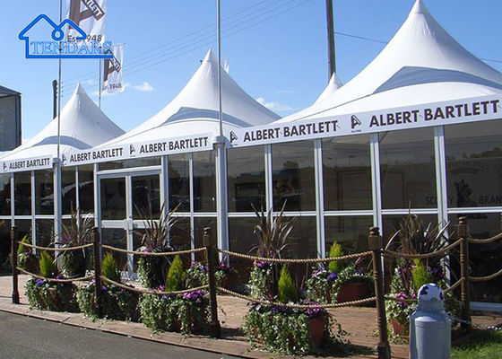 ง่ายในการใช้งาน, Custom อลูมิเนียมแก้ว Pagoda Canopy Tent Frame สําหรับร้านอาหารและปาร์ตี้