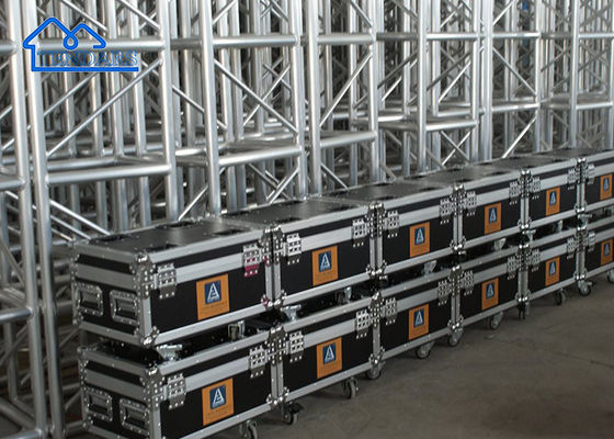 LED ขับเคลื่อนหัวเวทีไฟฟ้า Truss สําหรับกิจกรรมปาร์ตี้กลางแจ้ง