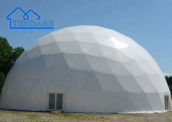 Custom ขนาดใหญ่ White Dome Trade Show ตึกเต็นท์ Marquee กันน้ํา Commercial สําหรับกิจกรรมกลางแจ้ง