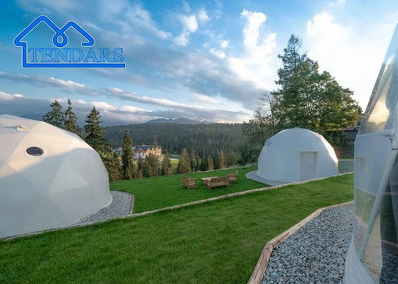 การป้องกันการค้า รวมกัน PVC UV Igloo Dome Tent สําหรับกิจกรรมกลางแจ้ง