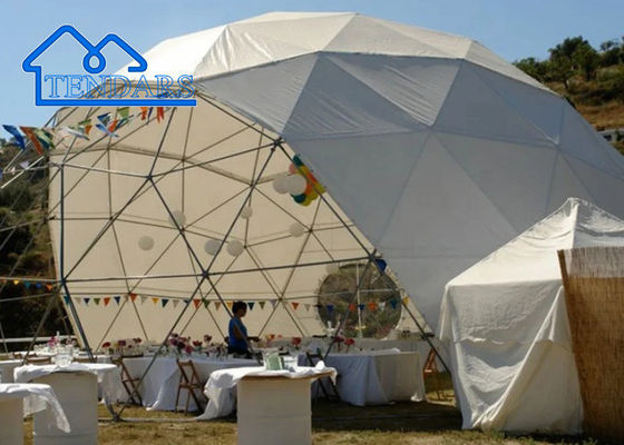 Diy Geo Outdoor Dancing Commercial Dome Tent Flame Redartant ยอมต่อ UV กันน้ํา