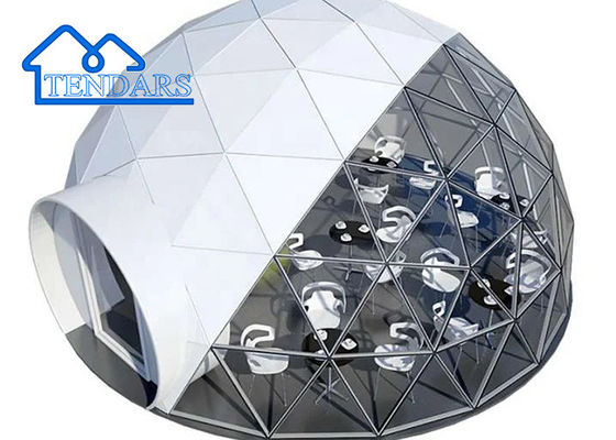 โรงแรมกันไฟ Glamping โฮเต็ล Geodesic Dome Tent สําหรับค่ายฮาส์ รีสอร์ท