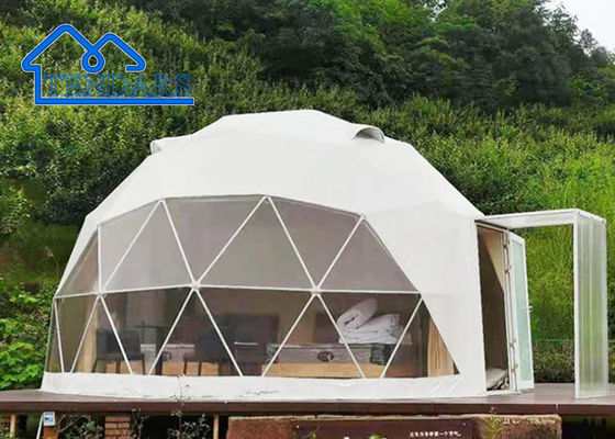 ยอมรับร้อน Custom กันน้ําแคมป์เท็นท์โปร่งใส Oval Geodetic Dome เท็นท์