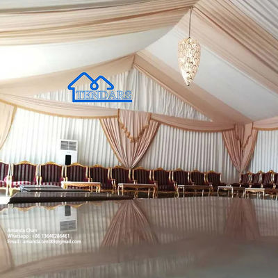 Custom กันน้ํา, ยูวีทนทาน, retardant ไฟ โครงสร้างอลูมิเนียม White Pagoda Tent สําหรับงานแต่ง