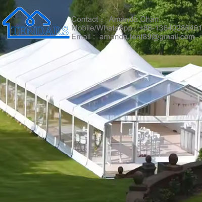 กลางแจ้ง Custom Camping เต็นท์ Marquee สําหรับเหตุการณ์ กันน้ําแอลูมิเนียมเต็นท์แต่งงาน