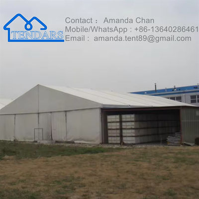 โครงสร้างอลูมิเนียม PVC Cover Party Marquee Warehouse เต็นท์โครงสร้างหลังคาเก็บของ