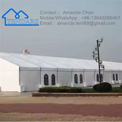 ทนต่อ UV, ทนต่อไฟ Outdoor อลูมิเนียม Pvc ห้องเก็บสินค้า Tent Industrial Tent For Stock