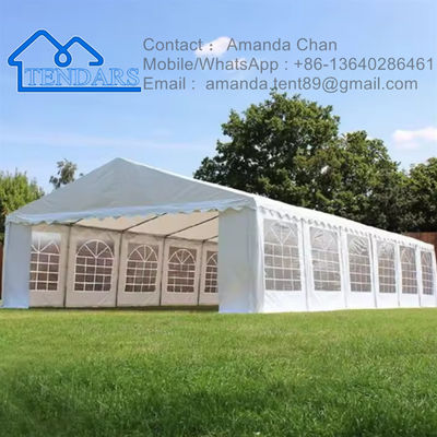 ราคาโรงงาน คลังสินค้า ขาว Custom Marquee Tent สําหรับการจัดงานจัดเลี้ยง งานแต่ง งานแสดงสินค้า เป็นต้น