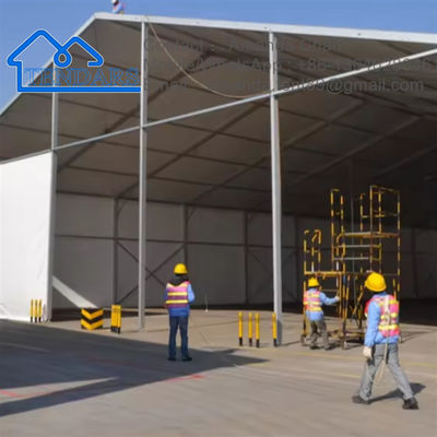 ขนาดที่กําหนดเอง ขาว Heavy Duty อลูมิเนียมกรอบ Marquee Pvc Canopy Frame Tent