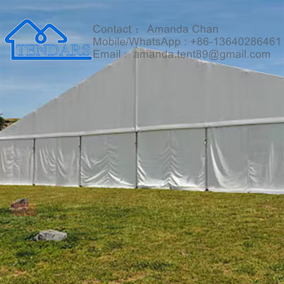 สีขาว Custom Outdoor Commercial Heavy Duty อลูมิเนียมกรอบผนังโครงสร้าง Marquee Tent สําหรับกิจกรรม
